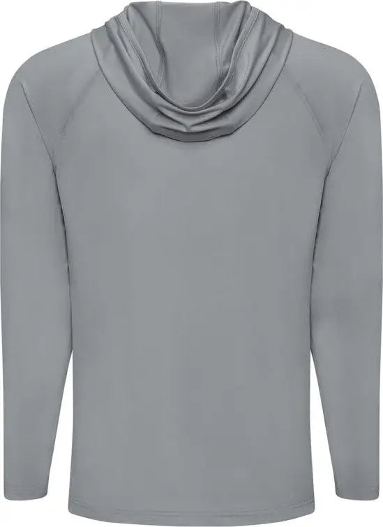 Paragon 254 Siesta Long Sleeve Hooded Tee - Medium Gray