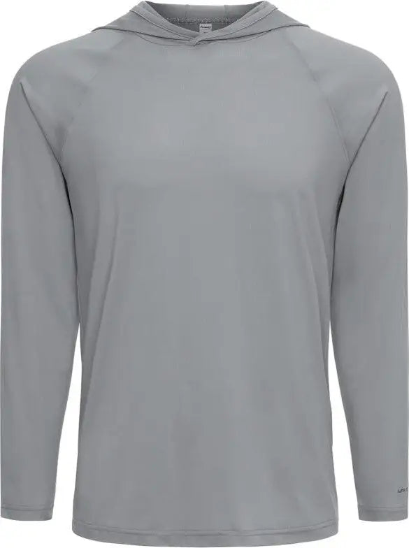 Paragon 254 Siesta Long Sleeve Hooded Tee - Medium Gray