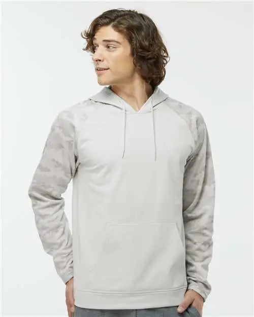 Paragon 306 Tahoe Camo Fleece Hooded Sweatshirt - Aluminum Grey