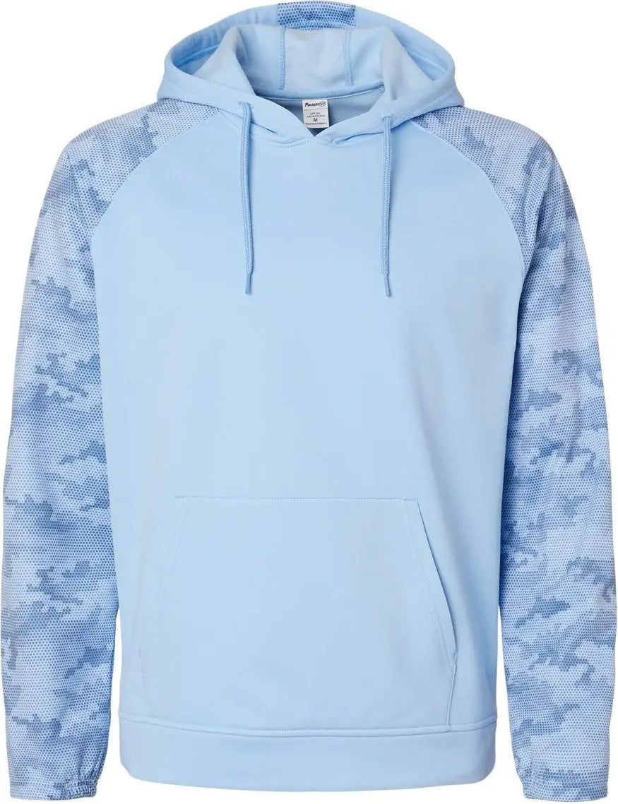 Paragon 306 Tahoe Camo Fleece Hooded Sweatshirt - Blue Mist - Adult s