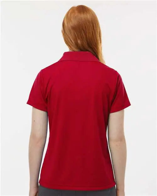 Paragon 504 Women’s Sebring Performance Polo - Deep Red