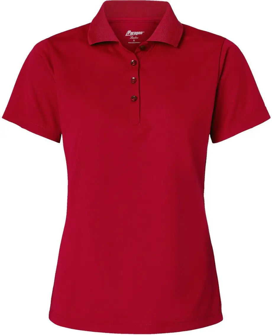 Paragon 504 Women’s Sebring Performance Polo - Deep Red - Ladies Xs