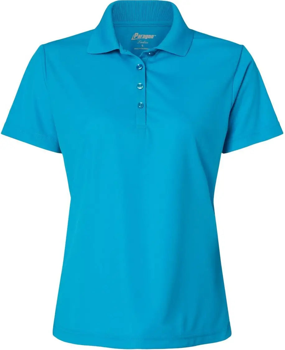 Paragon 504 Women’s Sebring Performance Polo - Turquoise