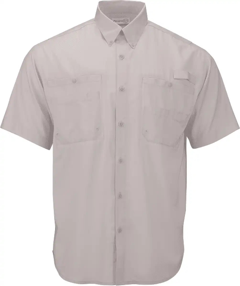 Paragon 700 Hatteras Performance Short Sleeve Fishing Shirt Aluminum