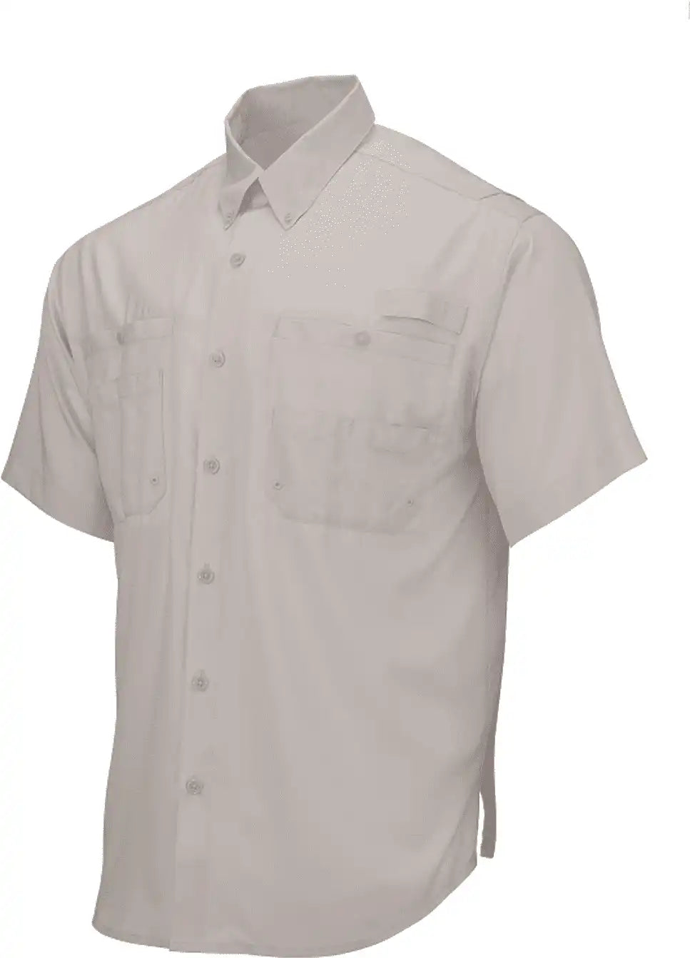 Paragon 700 Hatteras Performance Short Sleeve Fishing Shirt - Aluminum