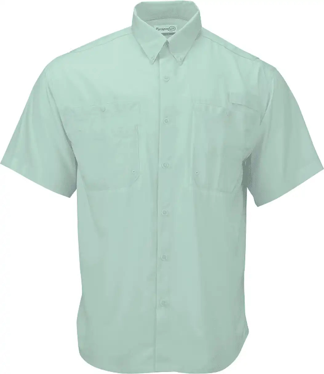 Paragon 700 Hatteras Performance Short Sleeve Fishing Shirt - Aqua Blue