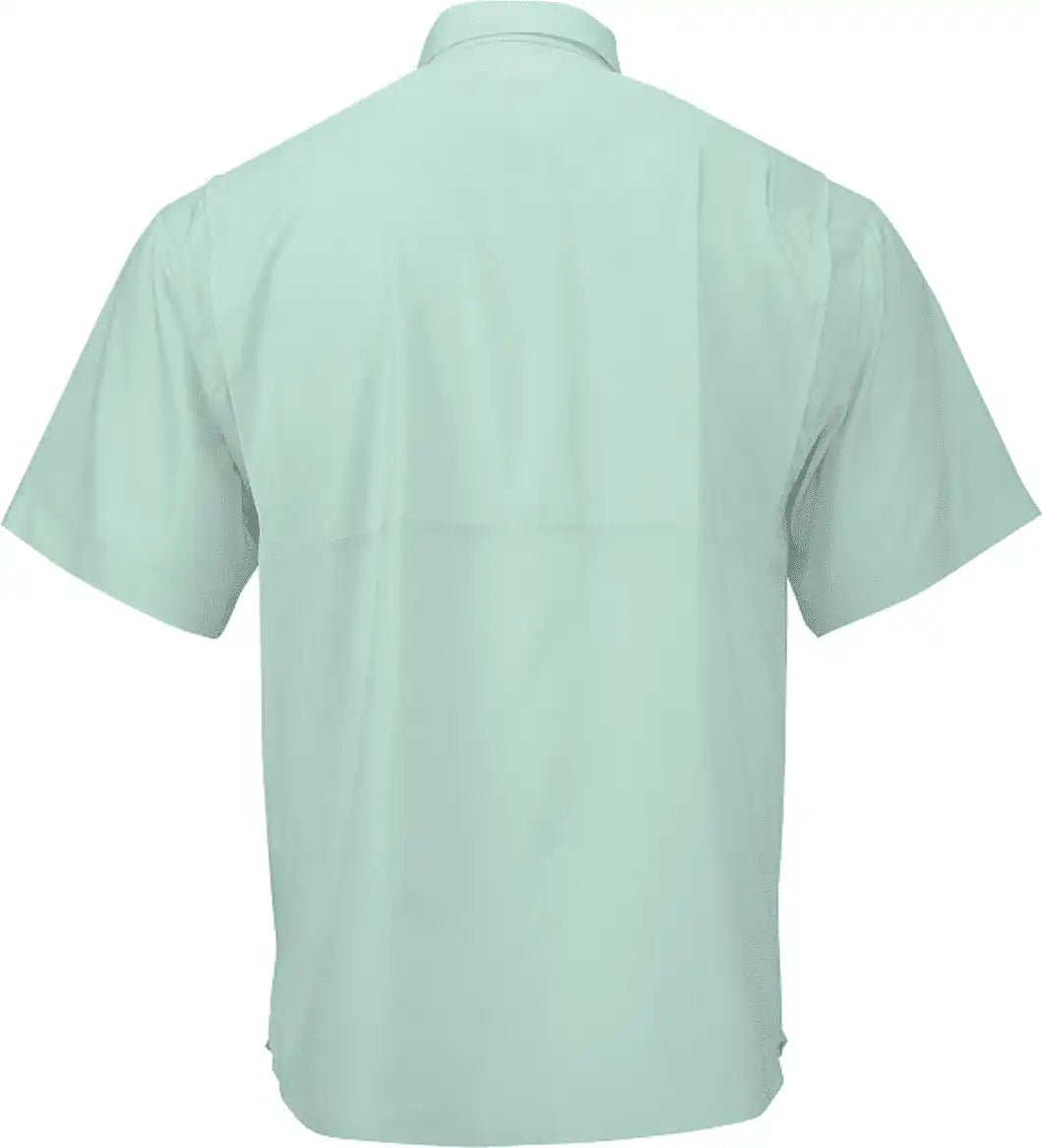 Paragon 700 Hatteras Performance Short Sleeve Fishing Shirt - Aqua Blue
