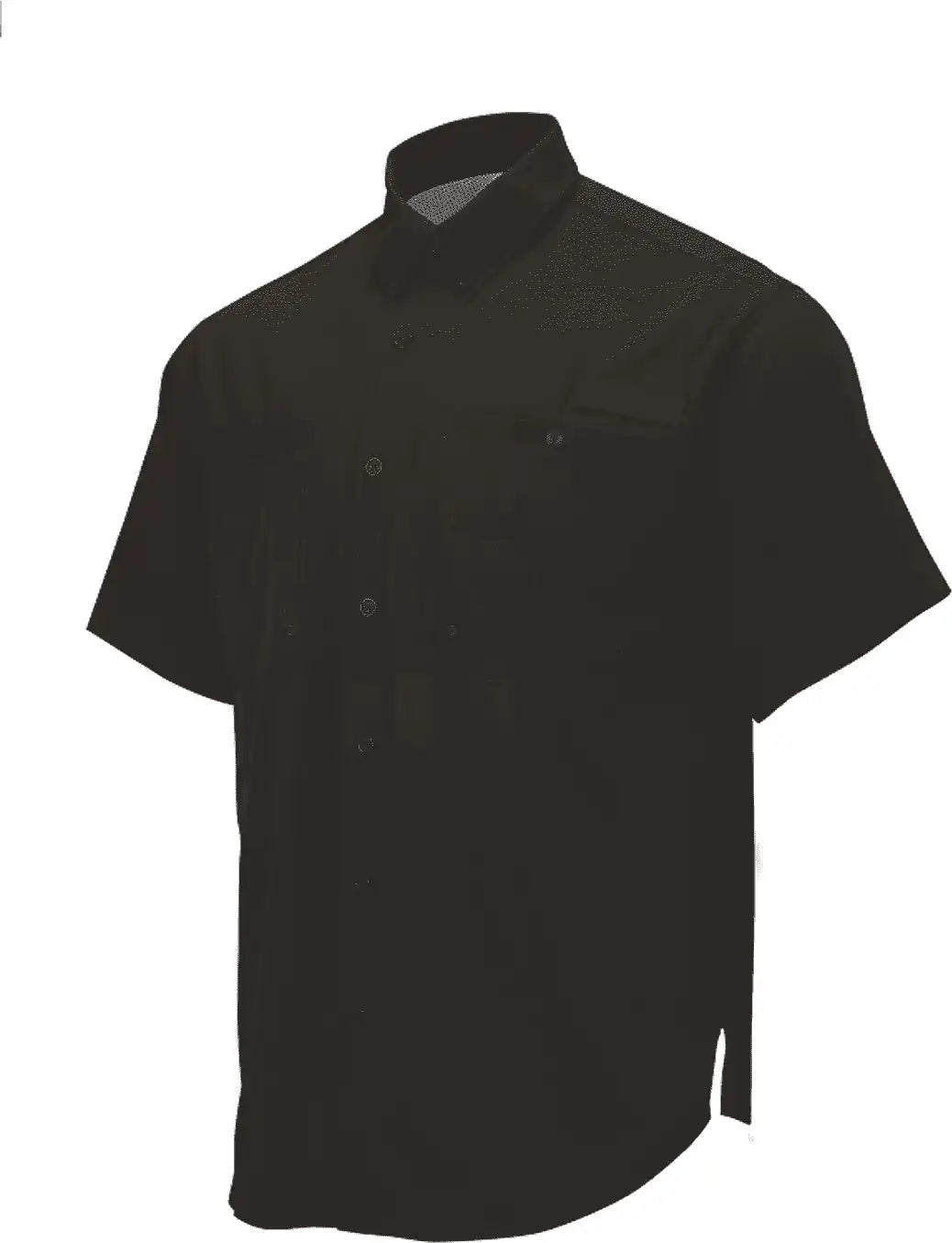 Paragon 700 Hatteras Performance Short Sleeve Fishing Shirt - Black