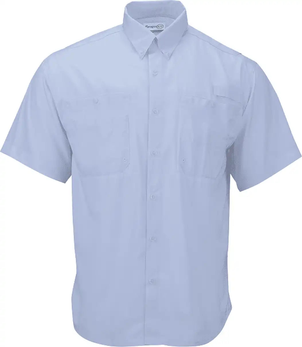 Paragon 700 Hatteras Performance Short Sleeve Fishing Shirt - Blue Mist