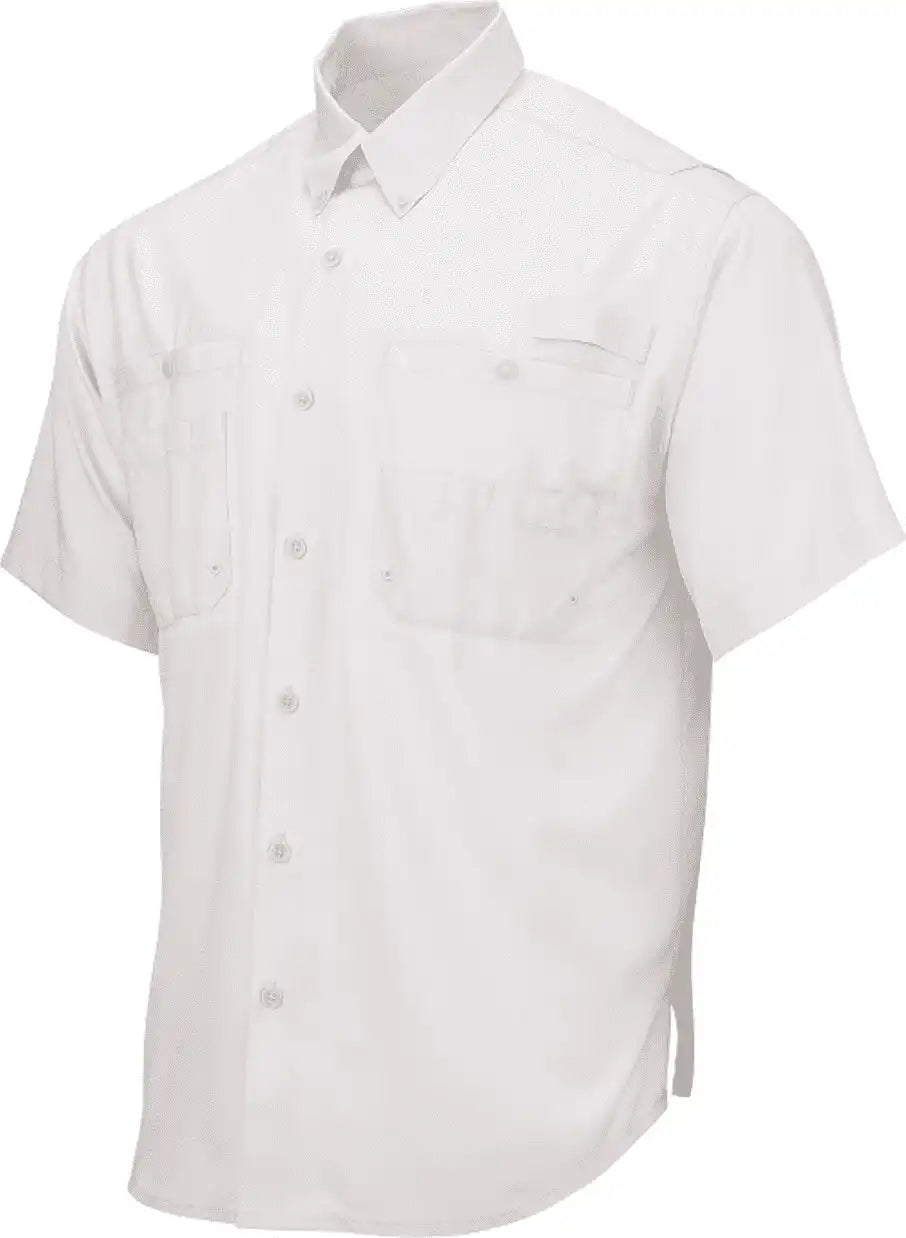 Paragon 700 Hatteras Performance Short Sleeve Fishing Shirt - White
