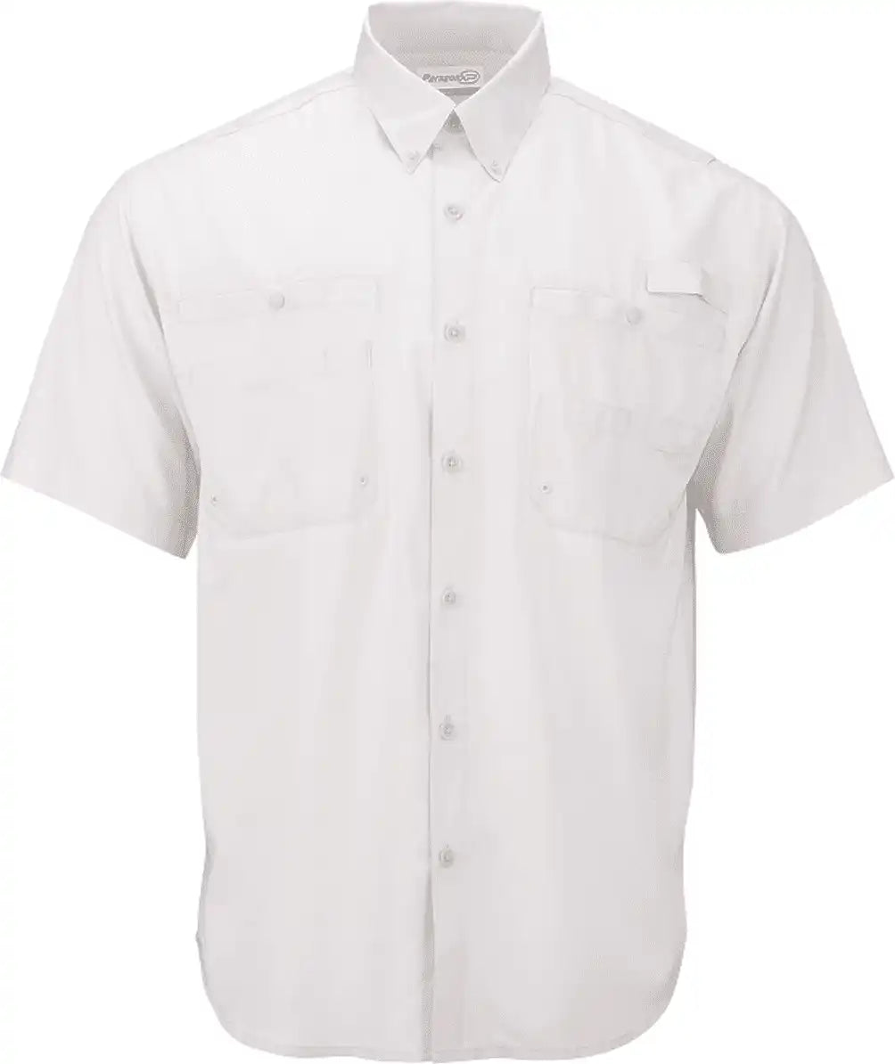 Paragon 700 Hatteras Performance Short Sleeve Fishing Shirt White