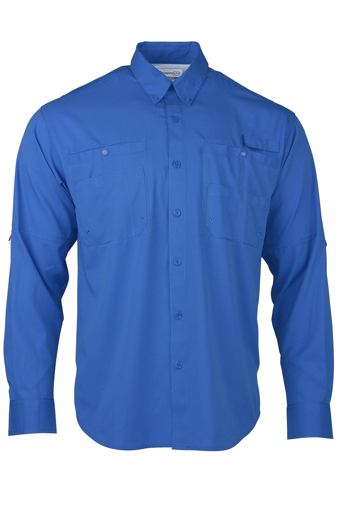 Paragon 702 Kitty Hawk Performance Long Sleeve Fishing Shirt - Vivid Blue