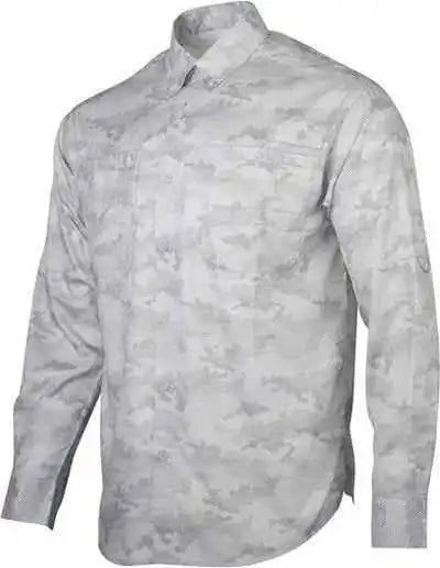 Paragon 709 Buxton Sublimated Long Sleeve Fishing Shirt - Aluminum