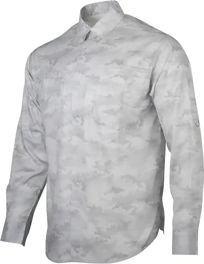Paragon 709 Buxton Sublimated Long Sleeve Fishing Shirt Aluminum