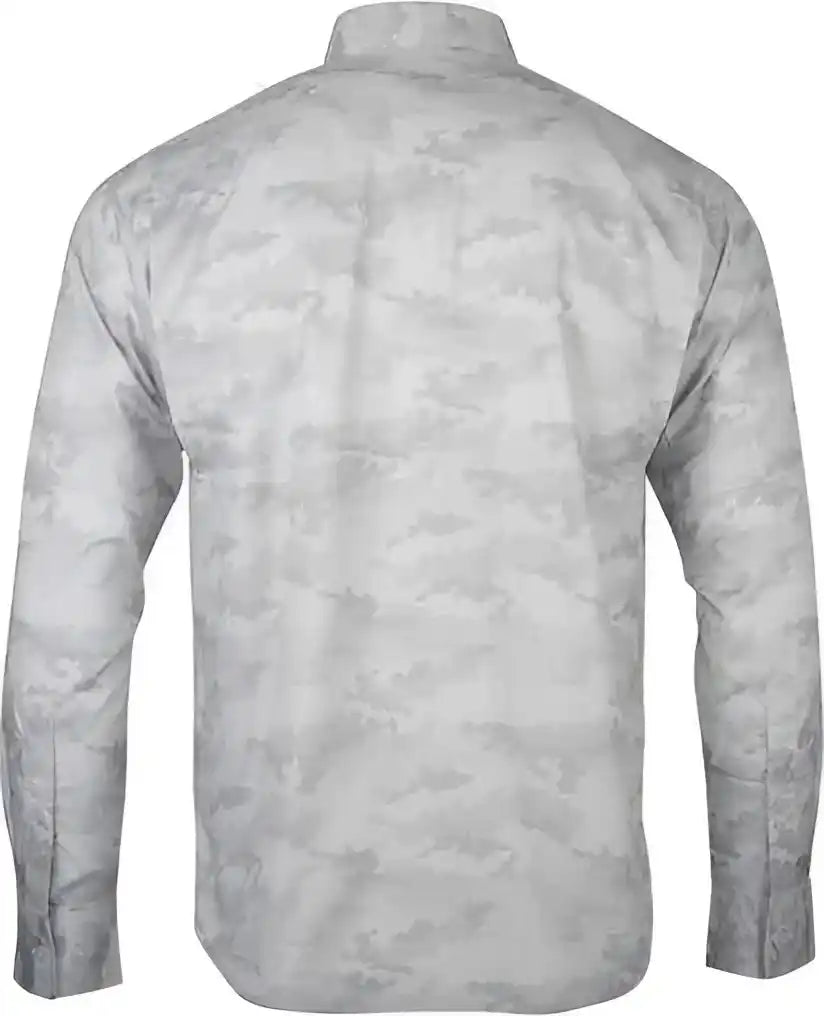 Paragon 709 Buxton Sublimated Long Sleeve Fishing Shirt Aluminum