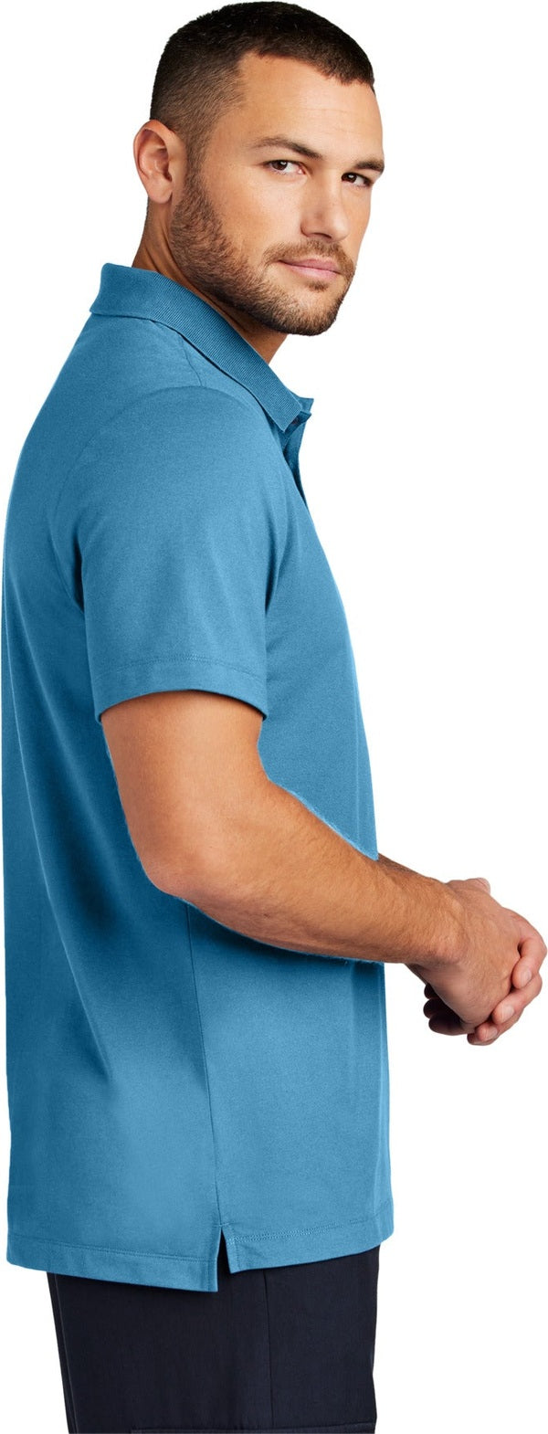 ParisianBl Mercer+Mettle Stretch Pique Polo MM1004