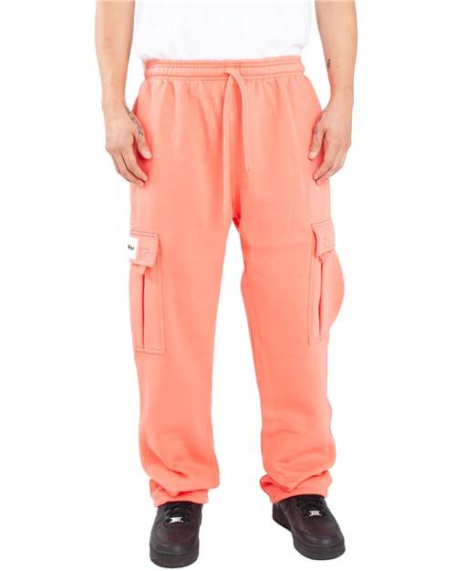 Peach Fleece Cargo Pants - SHFCP