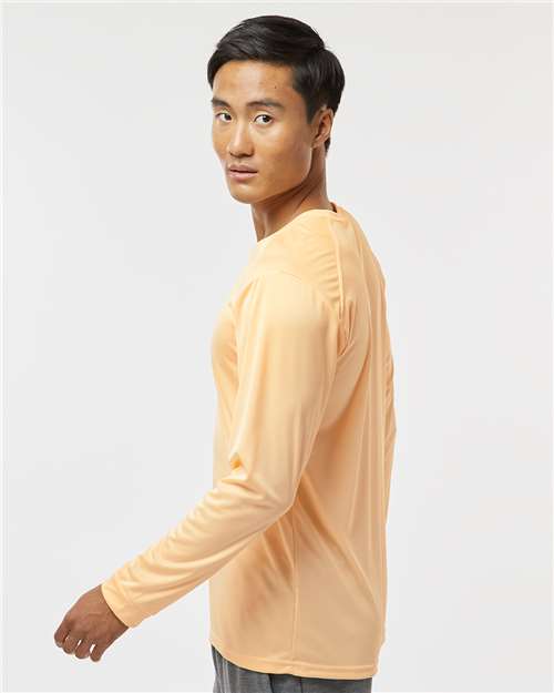 Peach Long Islander Performance Long Sleeve T-Shirt - 210