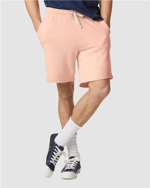 Peachy Garment-Dyed Lightweight Fleece Sweat Shorts - 1468