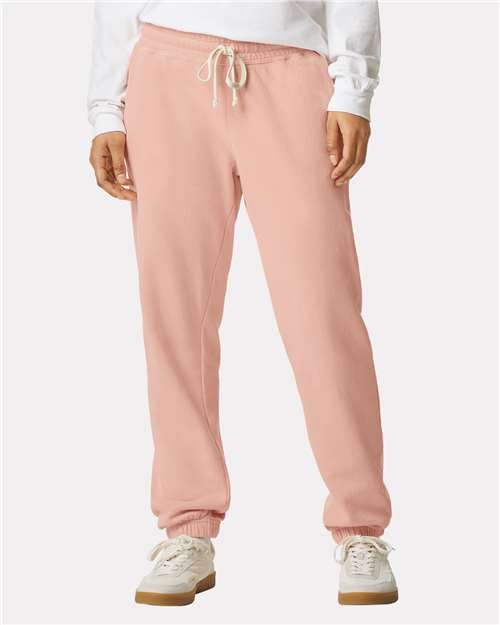 Peachy Garment-Dyed Lightweight Fleece Sweatpants - 1469