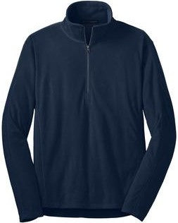 Pearl Grey Port Authority Microfleece 1/2-Zip Pullover. F224