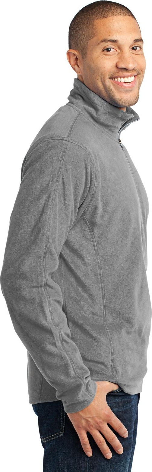 Pearl Grey Port Authority Microfleece 1/2-Zip Pullover. F224