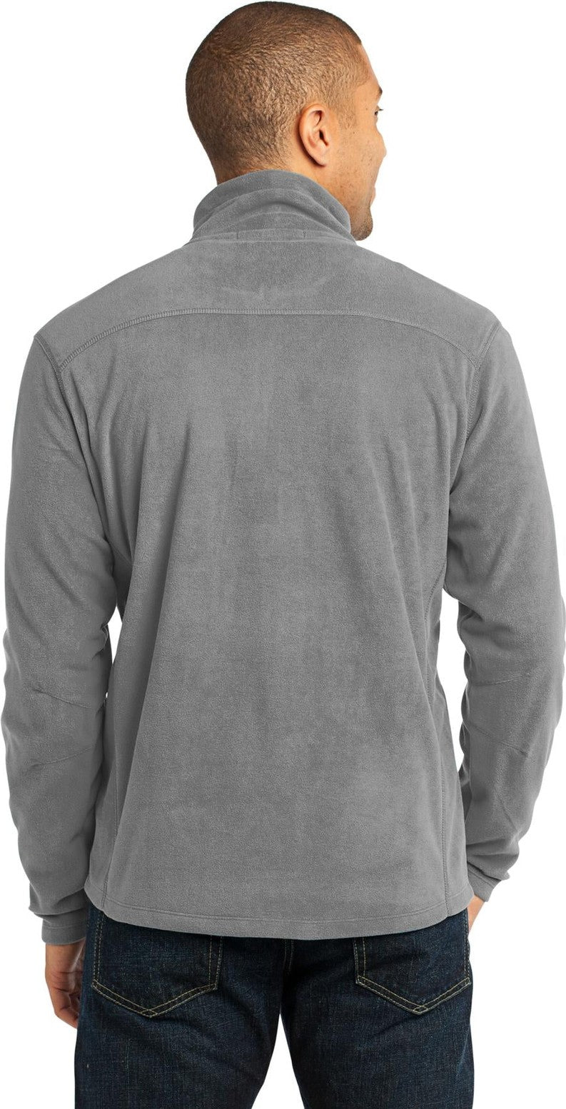 Pearl Grey Port Authority Microfleece 1/2-Zip Pullover. F224