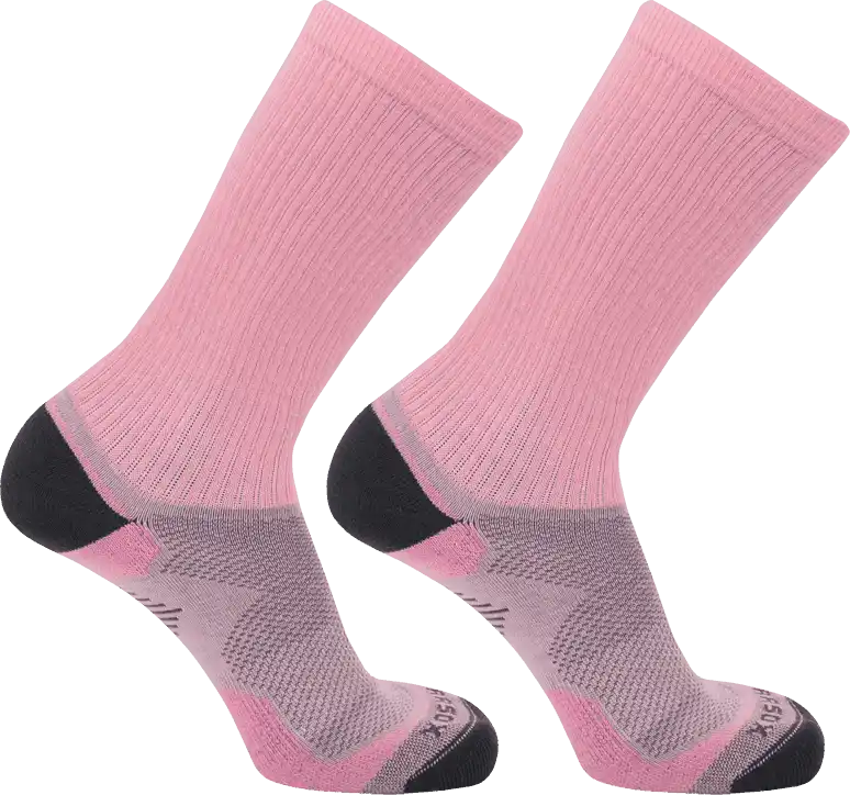 Pearsox All Terrain Crew Socks - Bubblegum Pink
