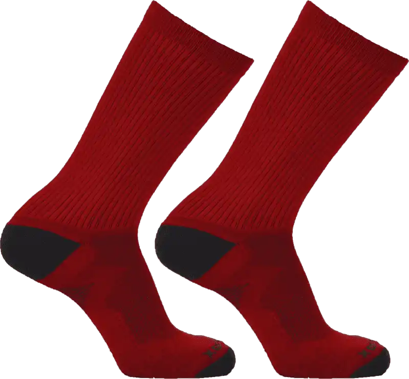 Pearsox All Terrain Crew Socks - Scarlet