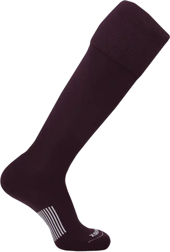 Pearsox Euro Solid Knee High Socks - Maroon