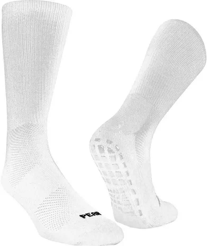 Pearsox Grippear Crew Socks - White