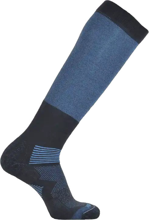 Pearsox Performance Sk8 Knee High Socks - Graphite Sky
