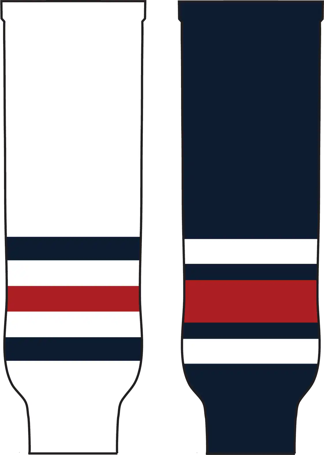 Pearsox Pro Weight Nhl Team Hockey Socks - Columbus White