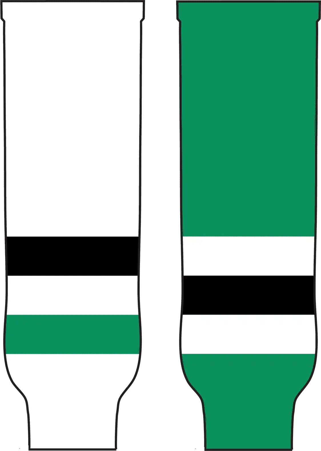 Pearsox Pro Weight Nhl Team Hockey Socks - Dallas Kelly