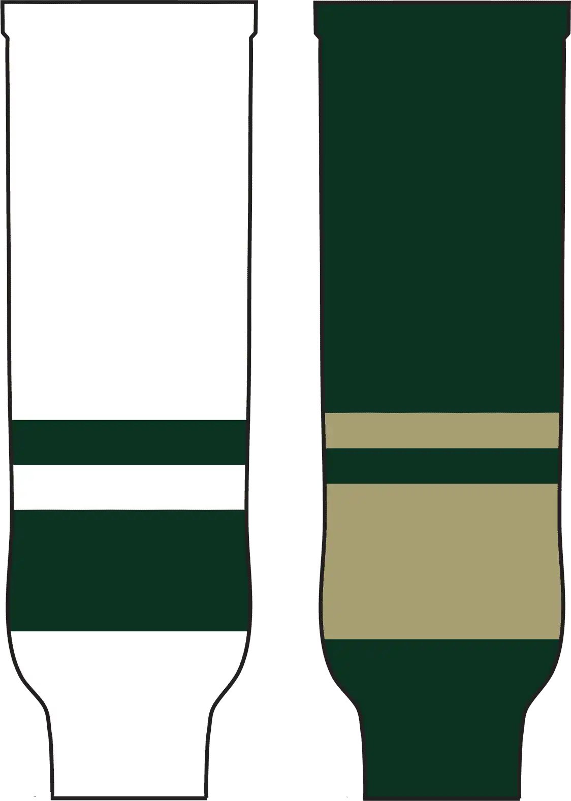 Pearsox Pro Weight Nhl Team Hockey Socks - Minnesota Forest