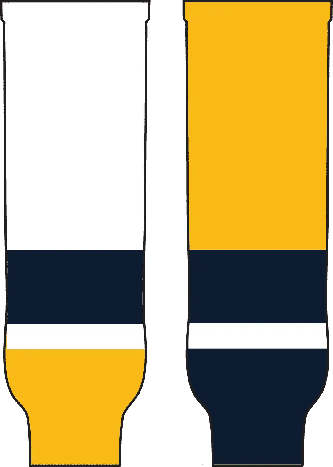 Pearsox Pro Weight Nhl Team Hockey Socks - Nashville White