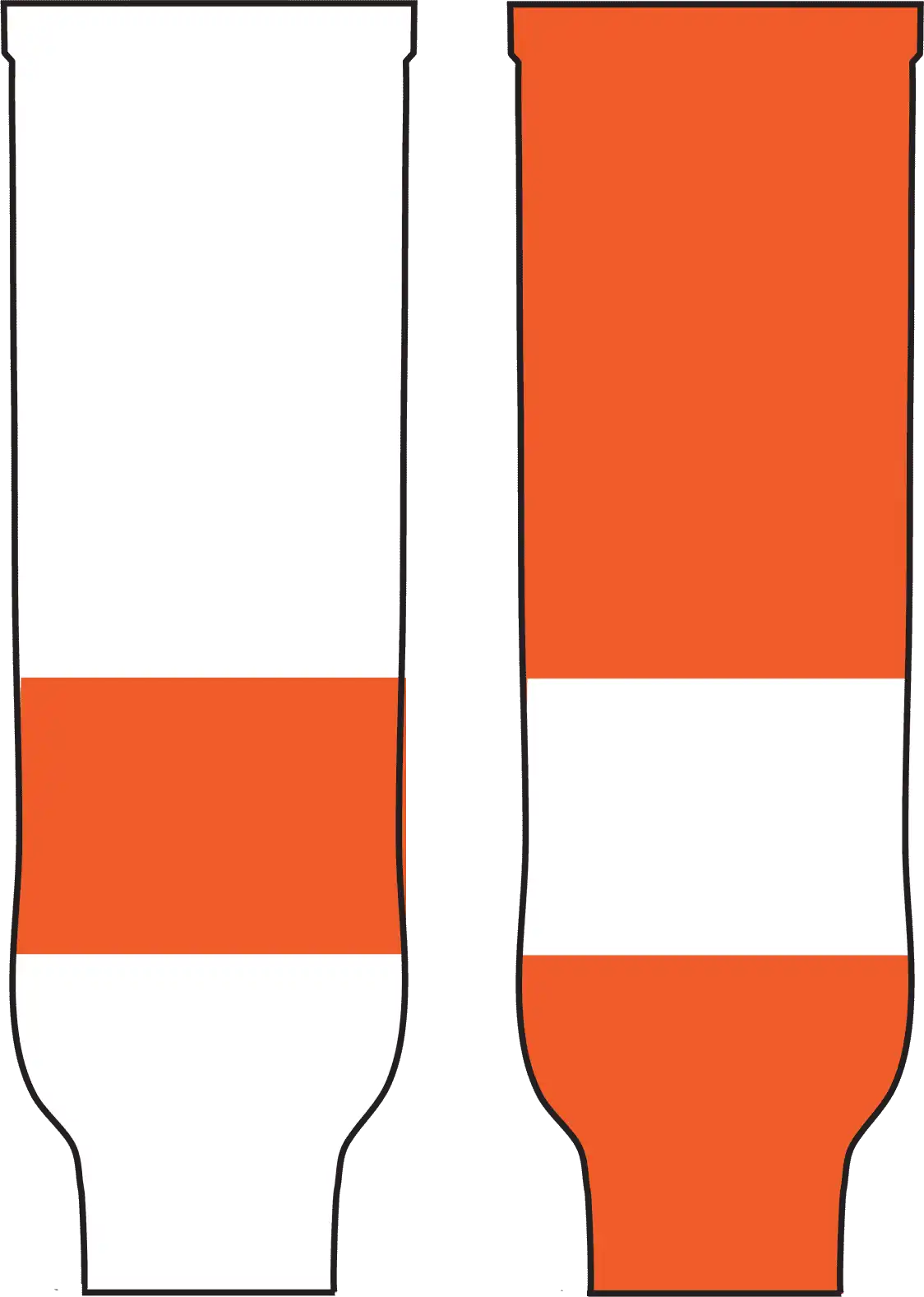 Pearsox Pro Weight Nhl Team Hockey Socks - Philadelphia Orange