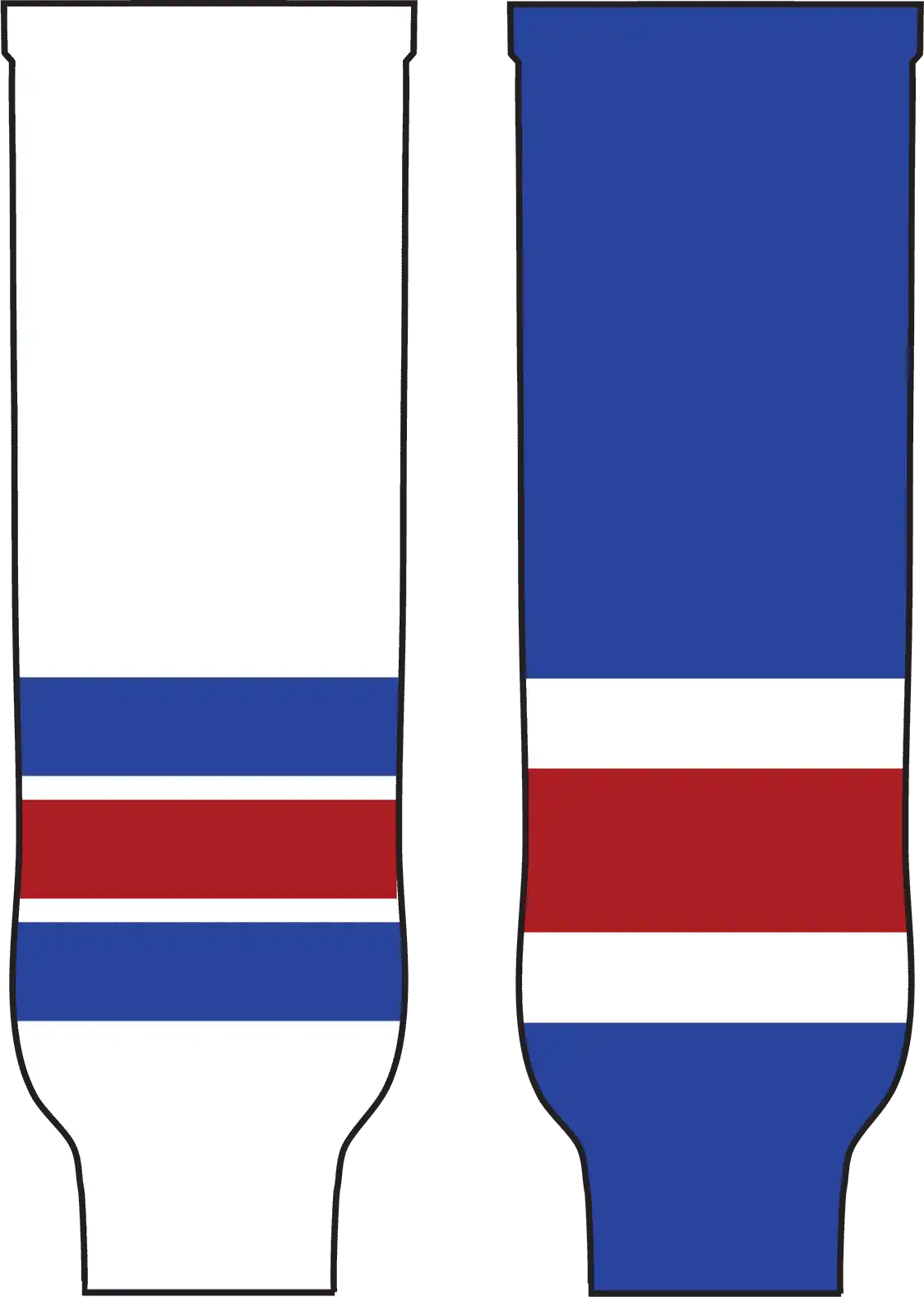 Pearsox Pro Weight Nhl Team Hockey Socks - Rangers White