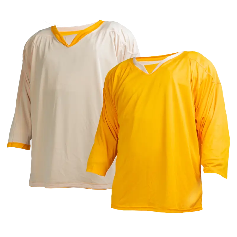 Pearsox Reversible Hockey Jersey - Gold White