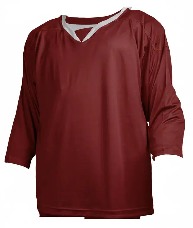 Pearsox Reversible Hockey Jersey - Maroon White