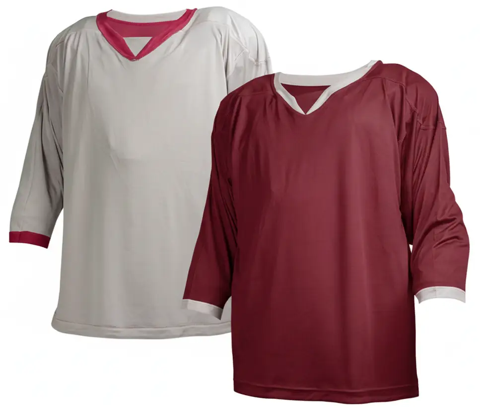 Pearsox Reversible Hockey Jersey - Maroon White