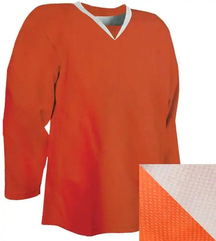 Pearsox Reversible Hockey Jersey - Orange White