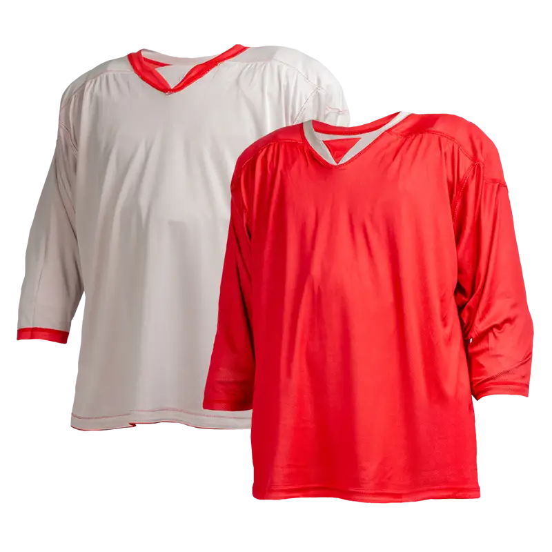 Pearsox Reversible Hockey Jersey - Scarlet White