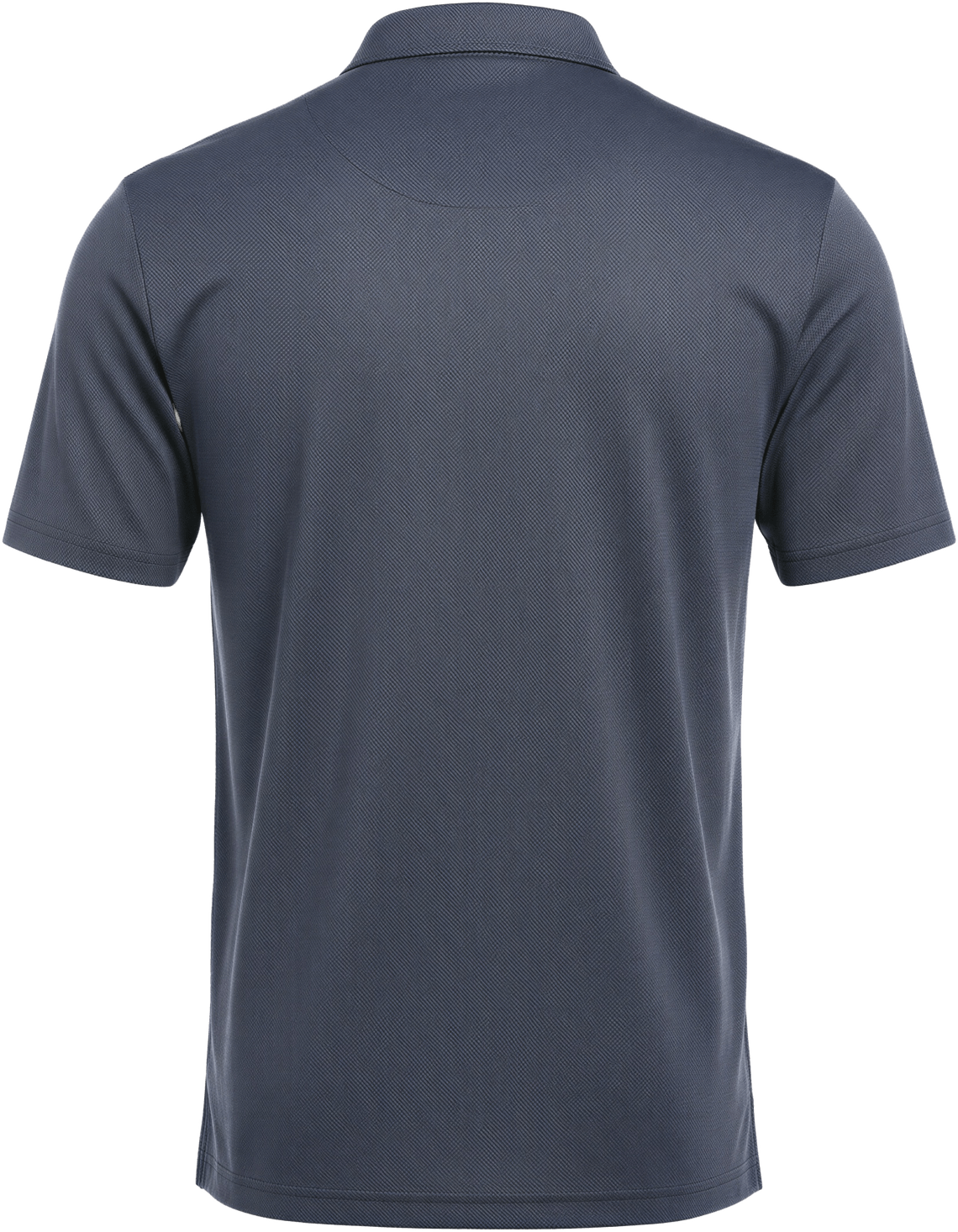 Penguin Golf Ogkba001 Men’s Short Sleeve Oxford Polo - Black Iris Blue Heather