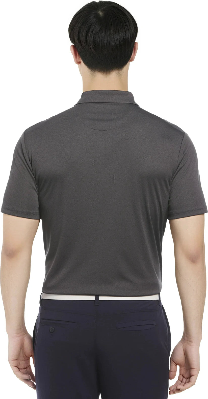 Penguin Golf Ogkba001 Men’s Short Sleeve Oxford Polo - Caviar Black
