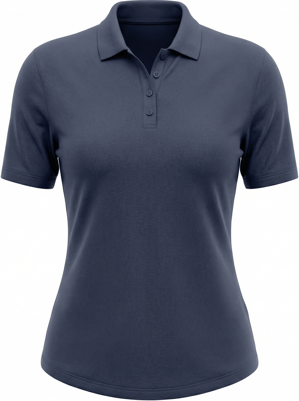 Penguin Golf Ogkba002 Women’s Oxford Polo - Black Iris Blue Heather