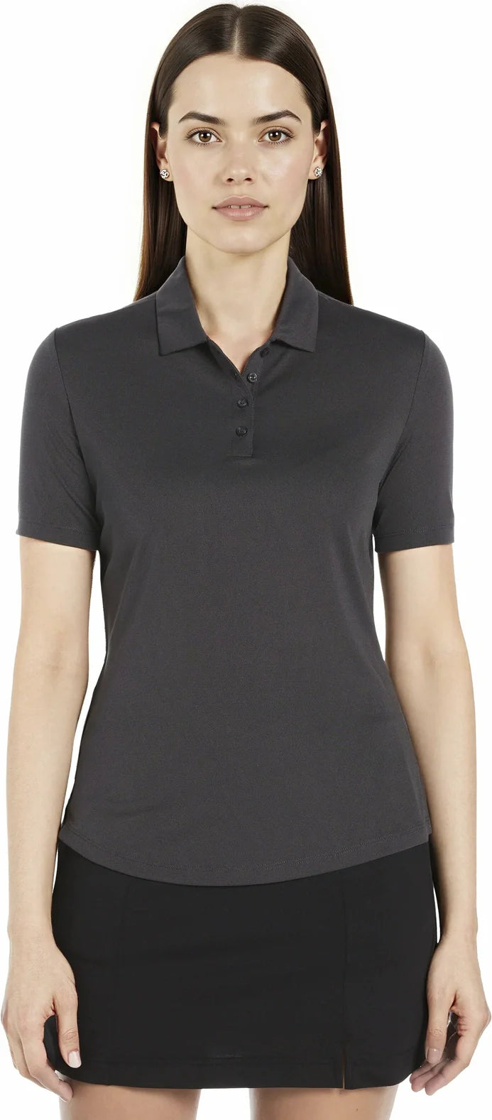 Penguin Golf Ogkba002 Women’s Oxford Polo - Caviar Black - Ladies 3xl