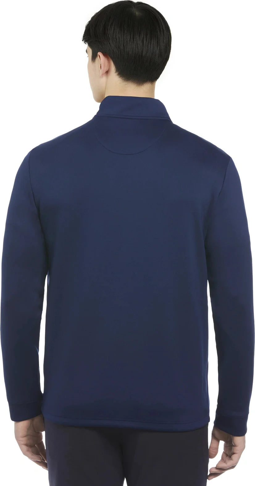 Penguin Golf Ogksa049 Clubhouse Long Sleeve Mock Pullover - Black Iris - Adult Xs