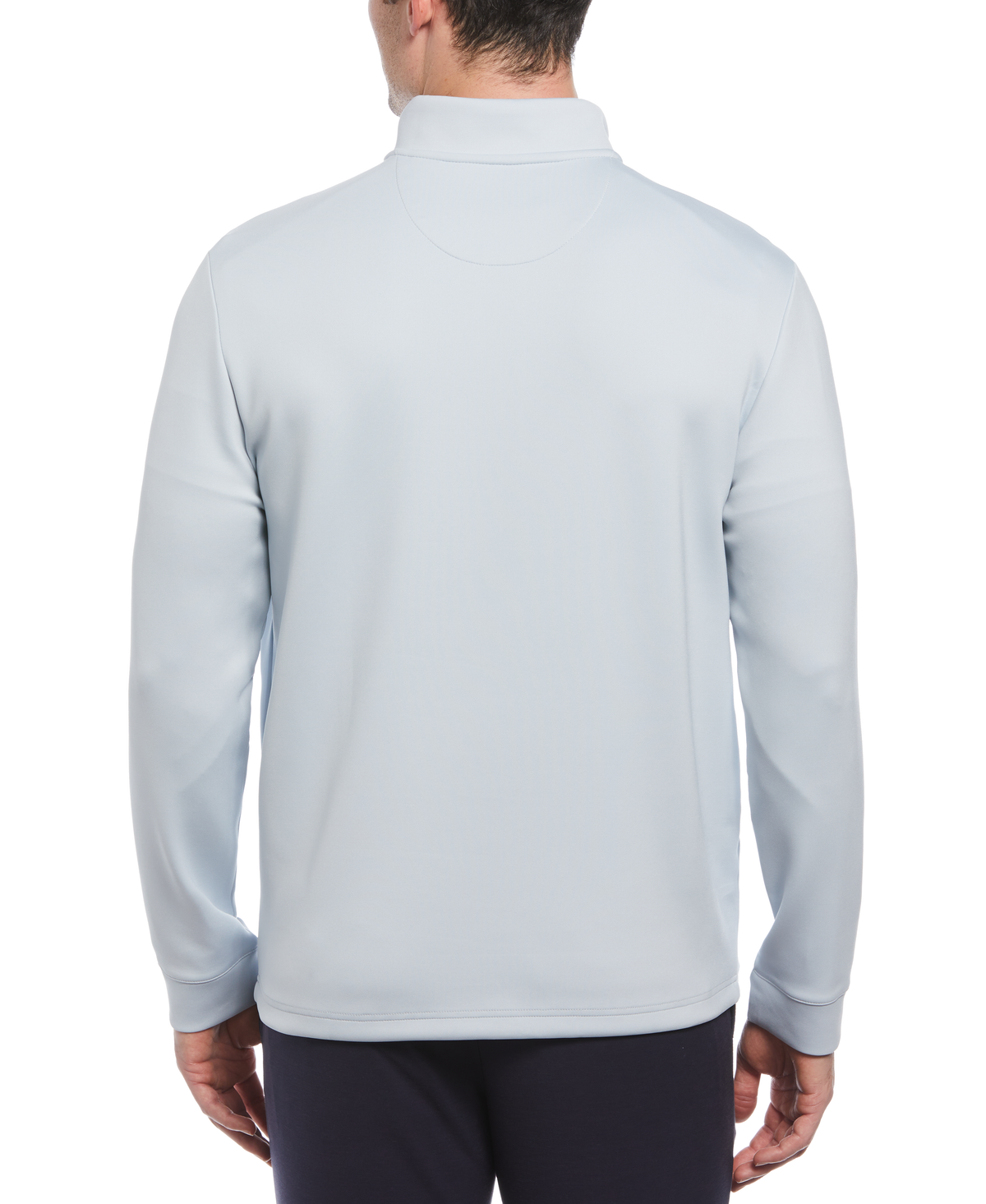 Penguin Golf Ogksa049 Clubhouse Long Sleeve Mock Pullover - Pearl Blue