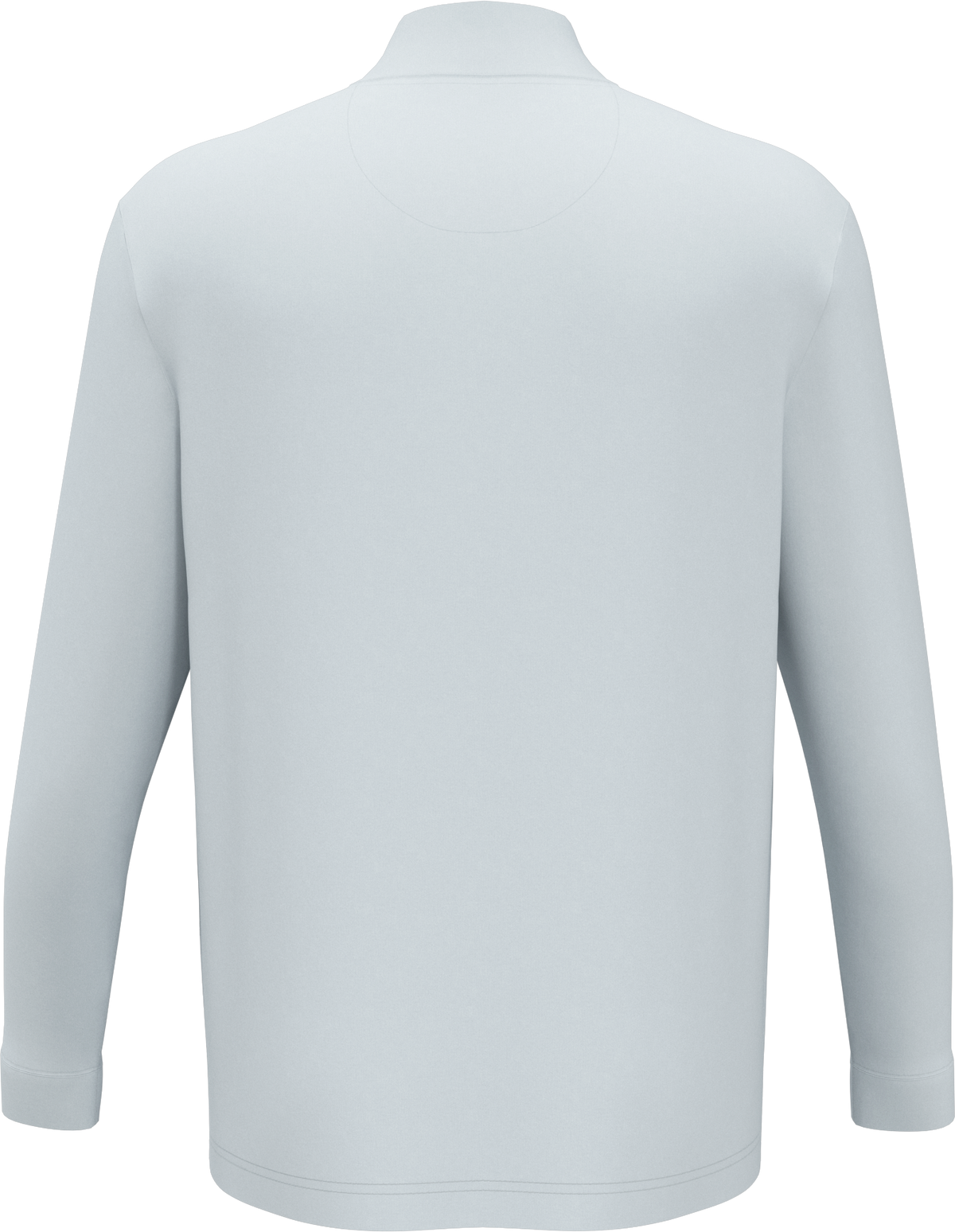 Penguin Golf Ogksa049 Clubhouse Long Sleeve Mock Pullover - Pearl Blue